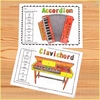 Image for Keyboard Instruments Color by Music Pages product