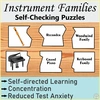 Image for Musical Instrument Families Self-Checking Puzzles product