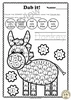 Image for Farm Animals Music Rhythm Dot Marker Activities | Color by Note product