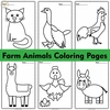 Image for Farm Animals Coloring Pages product