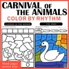 Image for The Carnival of the Animals – Music Color by Rhythm Pages product