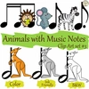 Image for Animals with Music Notes Clip Art set # 3 {Music Rhythm} product
