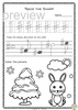 Image for Tracing Music Notes Worksheets for Winter and Christmas product