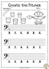 Image for Back to School Bass Clef Note Naming Worksheets product