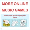 Image for Rain Rain Go Away Nursery Rhythm | Online Music Game & Color By Note Sheet product