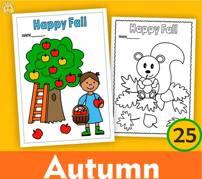 Fall Coloring Pages
