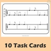 Image for Music Rhythm Task Cards for Beginners | Level 2_ 2/4 Meter | Dotted Quarter Notes product