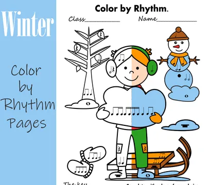 Winter Color by Rhythm Pages