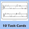 Image for Music Rhythm Task Cards for Beginners | Level 6 _ 2/4 Meter | Rests product