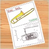 Image for Brass Instruments Dot to dot Worksheets product