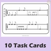 Image for Music Rhythm Task Cards for Beginners | Level 5 _ 2/4 Meter | Syn-co-pa product