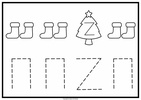 Image for Color, Trace, Clap! Christmas Music Rhythm Activities {Ta, Ti-Ti, Rest} product