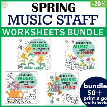 Spring Staff Worksheet Bundle