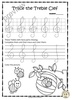 Image for Tracing Music Notes Worksheets for Summer product