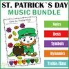 Image for St. Patrick`s Day Music Theory Coloring Pages Bundle product