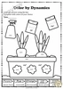 Image for Musical Coloring Pages for Spring {Color by Dynamics} with answers product