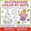 Image for The Nutcracker Color by Note Pages | Christmas Music Coloring Activities product