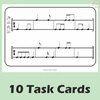 Image for Music Rhythm Task Cards for Beginners | Level 4 _ 2/4 Meter | Tim-ka product