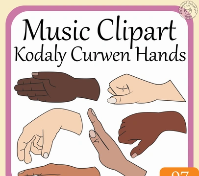 Music Clipart | Kodaly Curwen Solfa Hand Signs