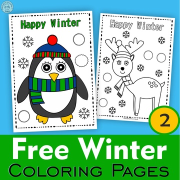 Free Winter Coloring Pages for Kids