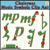 Image for Christmas Music Symbols Clip Art product