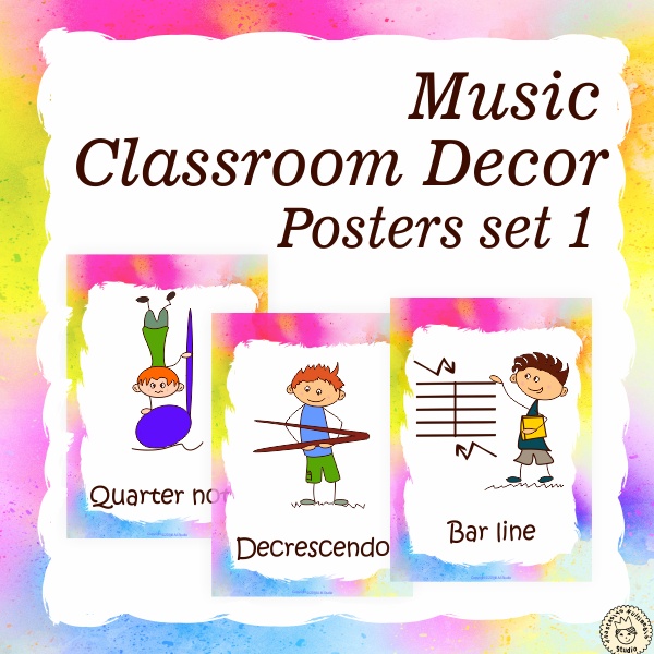Music Classroom Decor Posters set 1