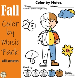 Image for Fall Color by Music Pack product