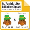Image for St. Patrick's Day Vector Editable Clip Art for Google Slides™ | Movable Images product