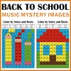 Image for Back to School Music Color by Note Mystery Pictures product