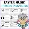 Music Tracing Task Cards for Easter | How to Draw Music Notes