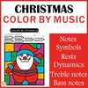 Image for Christmas Music Coloring Sheets | Music Theory Color by Code product