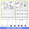 Image for Treble Clef Tracing Music Notes Worksheets for Summer product