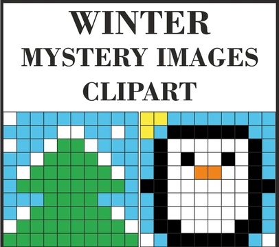 Winter Mystery Pictures Clipart | Pixel Art Images