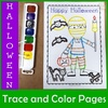 Image for Halloween Tracing and Coloring Pages | Fine Motor Skills | Morning Work product