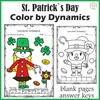 Image for St. Patrick's Day Music Coloring Pages | Color by Dynamics product
