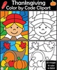 Image for Thanksgiving Color by Number Clipart product