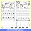 Image for Bass Clef Tracing Music Notes Worksheets for Summer product