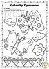Image for Valentine`s Day Music Coloring Pages | Color by Dynamics product