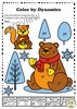Image for Winter Music Coloring Pages | Color by Dynamics product