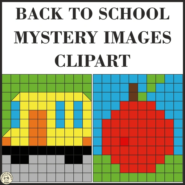 Back to School Mystery Images Clipart