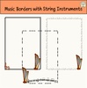 Image for Music Borders with String Instruments product