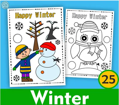 Winter Coloring Pages