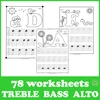 Image for Musical Tracing Worksheets Bundle for Spring product