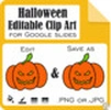 Image for Halloween Editable Clip Art for Google Slides product