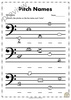 Image for Bass Clef No Prep Worksheets product