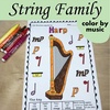 Image for String Instruments Color by Music Pages product