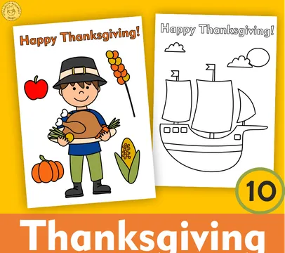 Thanksgiving Coloring Pages