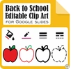 Image for Back to School Editable Clip Art for Google Slides product