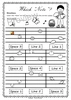 Image for Fall Music Worksheets Pack {Line -Space, High -Low} product