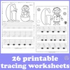 Image for Bass Clef Tracing Music Notes Worksheets for Winter product